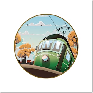 Tram Logo Posters and Art